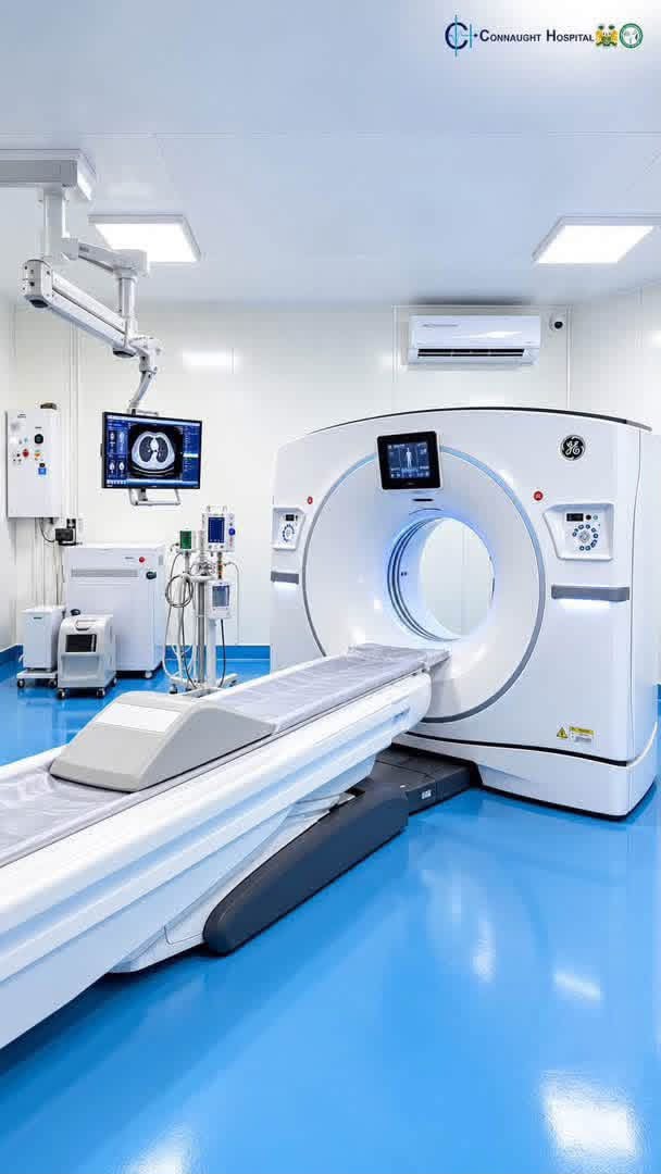 CT scanner at Connaught Hospital